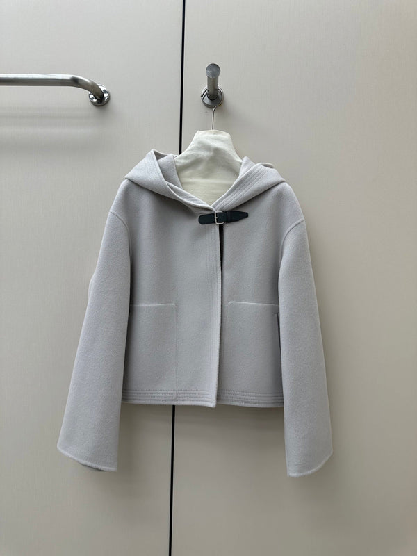 HM 26K Hooded Jacket Double-Sided Wool Cashmere 435163