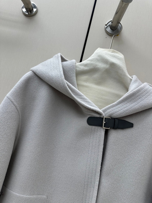 HM 26K Hooded Jacket Double-Sided Wool Cashmere 435163