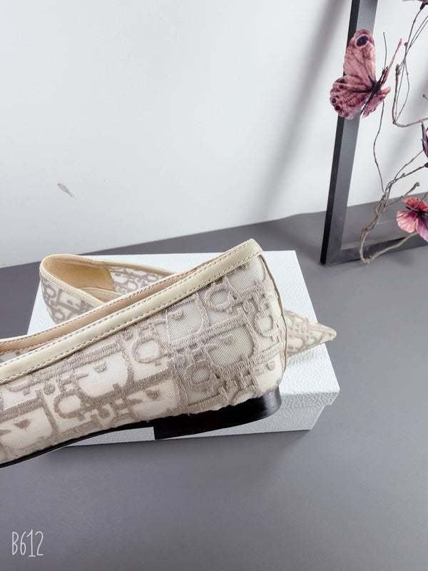 CD 2026 Cruise Ballet Flats Patent Calfskin 157650