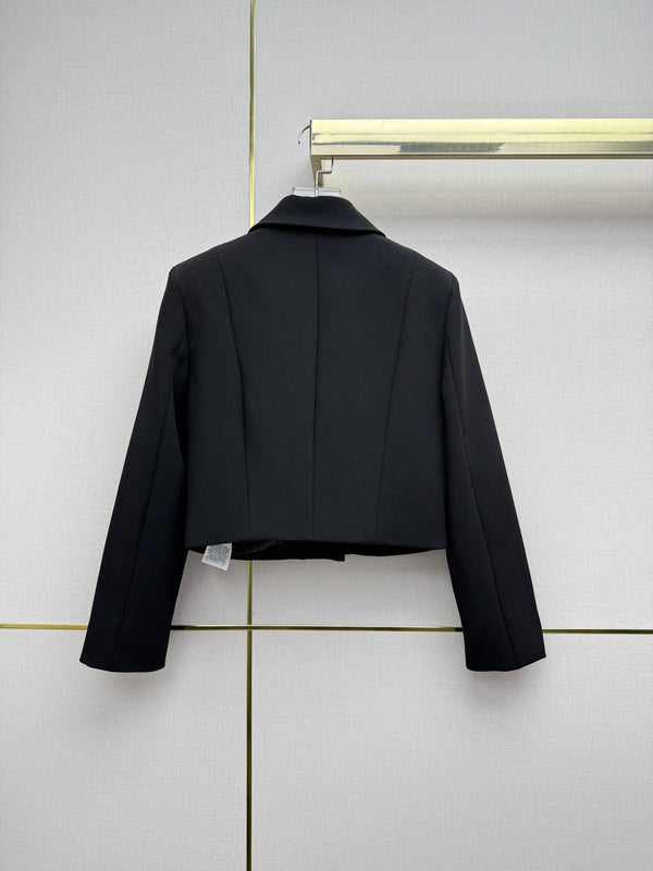 GG 26S Crepe Jacket Double G Buttons Polyester 437650