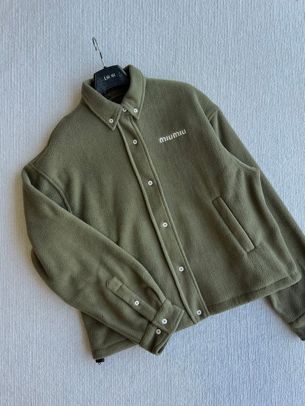 Miu 26FW Fleece Blouson Jacket Polyester 439725
