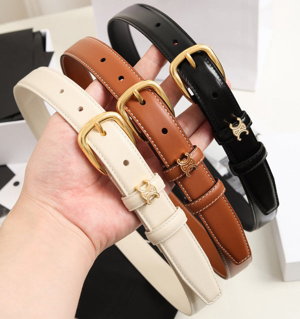 CE 26FW Vivienne Belt 25mm Leather 219233