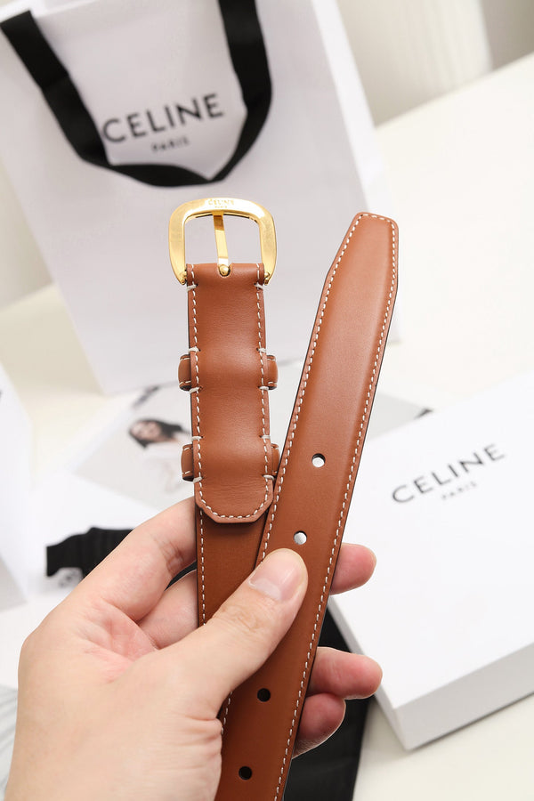 CE 26FW Vivienne Belt 25mm Leather 219233