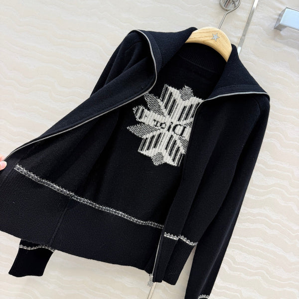 CD 26FW DiorAlps Zipped Cardigan Wool 441029