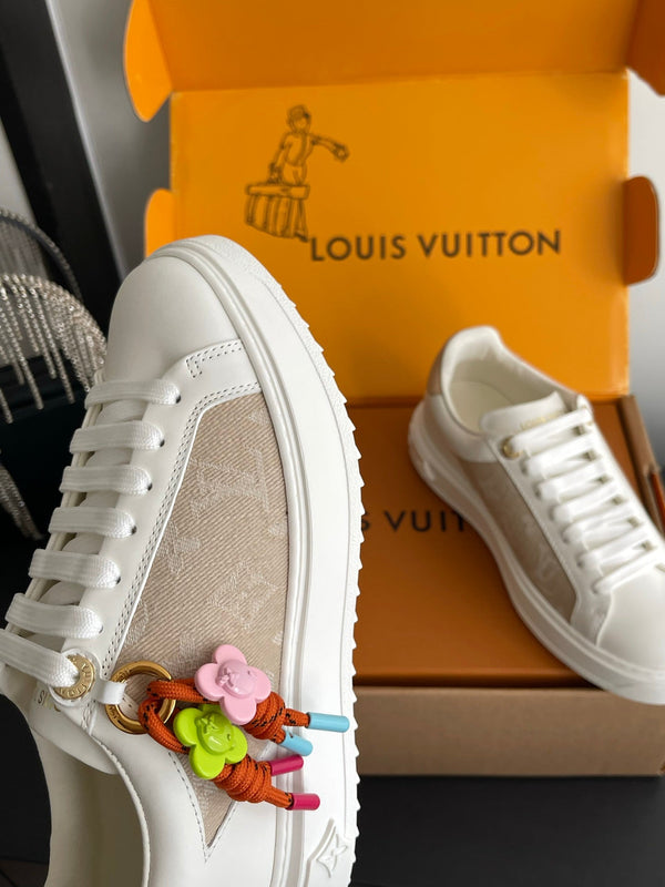 LV 26ss Time Out Sneakers Cowhide Leather 176802