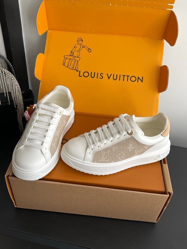 LV 26ss Time Out Sneakers Cowhide Leather 176802