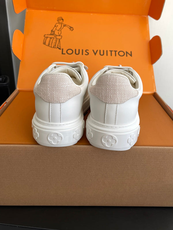 LV Time Out Sneakers Monogram Flower Charms Leather 176800