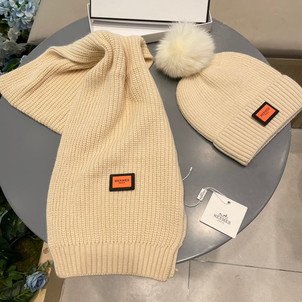 HM 26S Hat and Scarf Set Cotton 456015