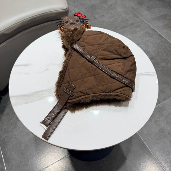 HM 26FW Trapper Hat Earflaps Quilted 453740