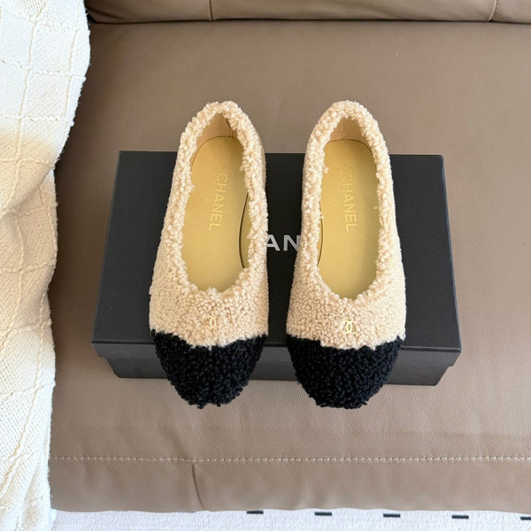 CC 26ss Ballet Flats Shearling 194750