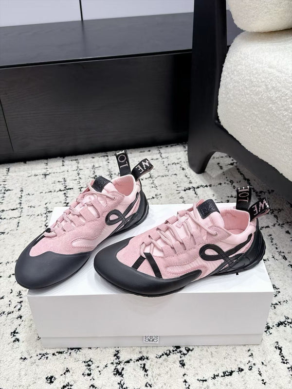 LW 26FW Climbing Sneakers Logo Detail Suede Leather 158196