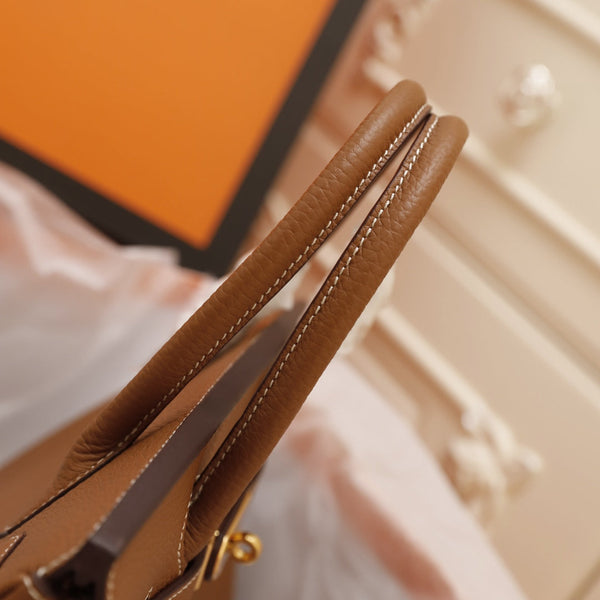 HM BIRKIN BAG 35 BROWN TOGO GOLD HARDWARE