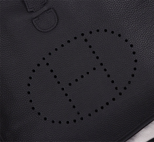 HM EVELYNE BAG 28 BLACK TOGO