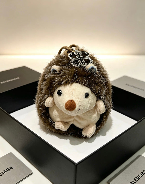 Balenciaga Plush Hedgehog Charm