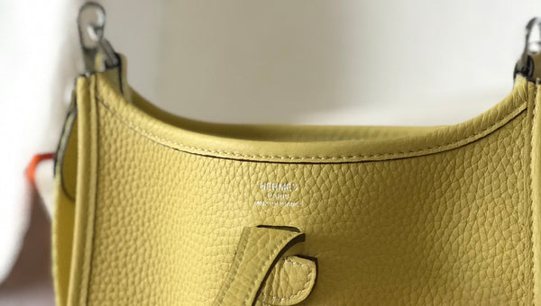 Mini Evelyne 18cm Yellow Togo Shw