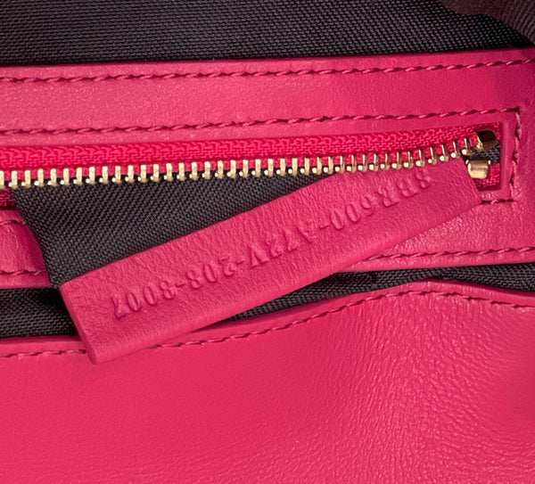 Baguette 27cm Red Lambskin Gold Hardware