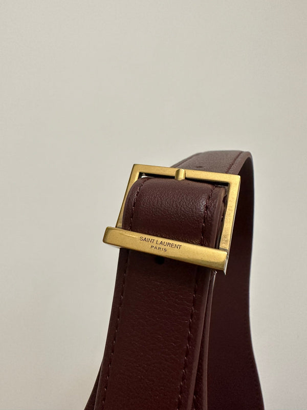 le 5a7 small 23cm burgundy calfskin
