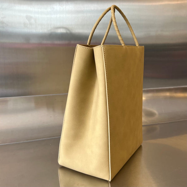 SMALL 26 BROWN BAG KRAFT CALFSKIN