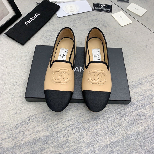 CC 26s Loafers Lambskin Ribbed Rubber Grosgrain Lambskin 159949