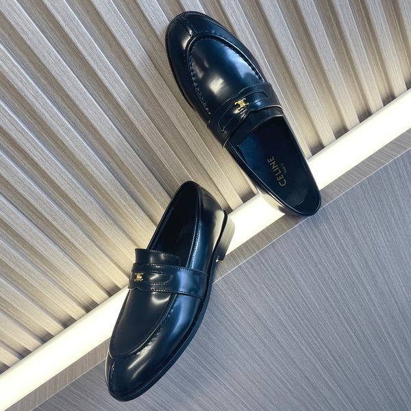 CE 26s Malaquais Loafers Black Polished Leather 944360