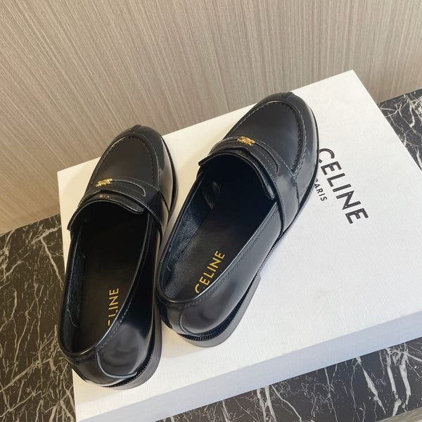 CE 26s Malaquais Loafers Black Polished Leather 944360
