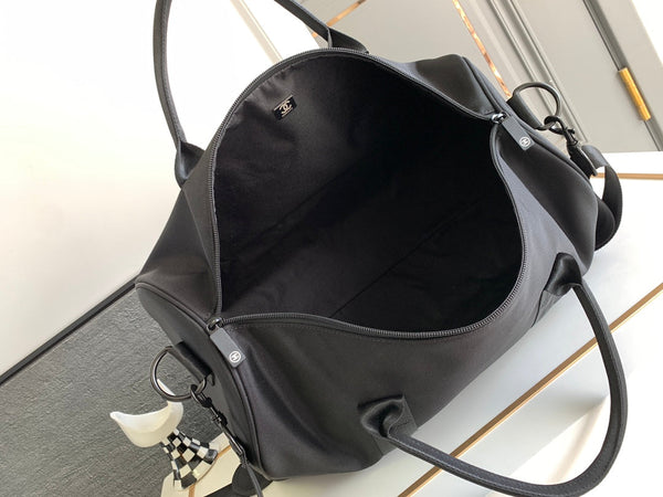 CC TRAVEL BAG 45 IN BLACK CANVAS