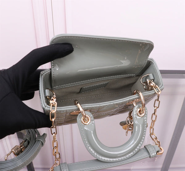 MICRO LADY D-JOY 16.5 ROCK GRAY LAMBSKIN