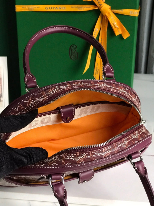 SAINT JEANNE MINI BAG 26 IN CANNON PINK GOYARDINE CANVAS AND CALFSKIN