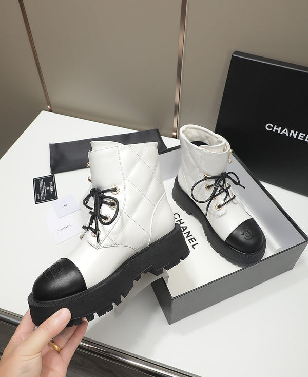 CC 26s Combat Boots Quilted Leather 194067