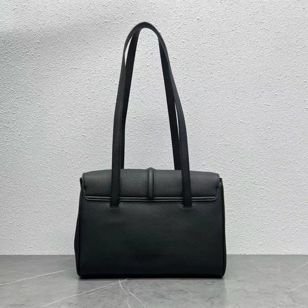 Celine Soft 16 Bag Black Grained Calfskin