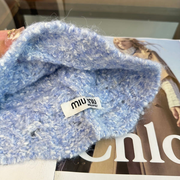 Miu Knitted Beanie Hat 497139