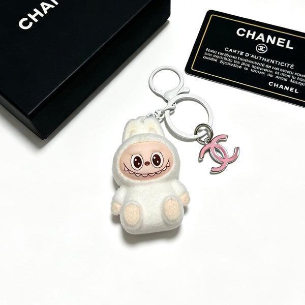 CC White Labubu Charm