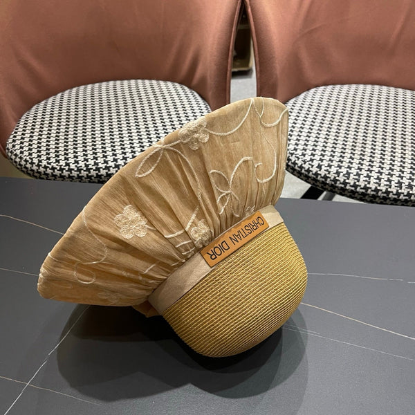 CD Straw Bow Bucket Hat 497554