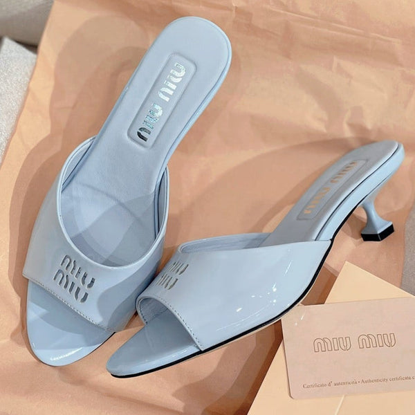 Miu 2026 Sandals 45mm Patent Leather 155493
