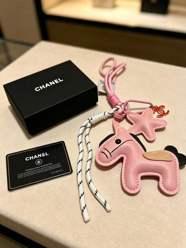 CC Pink Star And Horse Charm