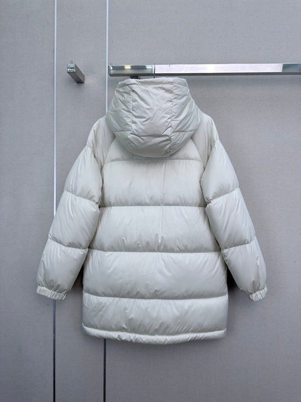 CE 2026 Hooded Mid-Length Jacket Nylon Down 430240