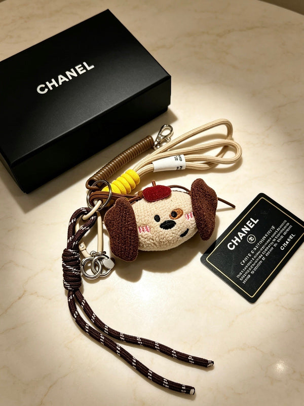 CC Cute Crocheted Puppy Charm