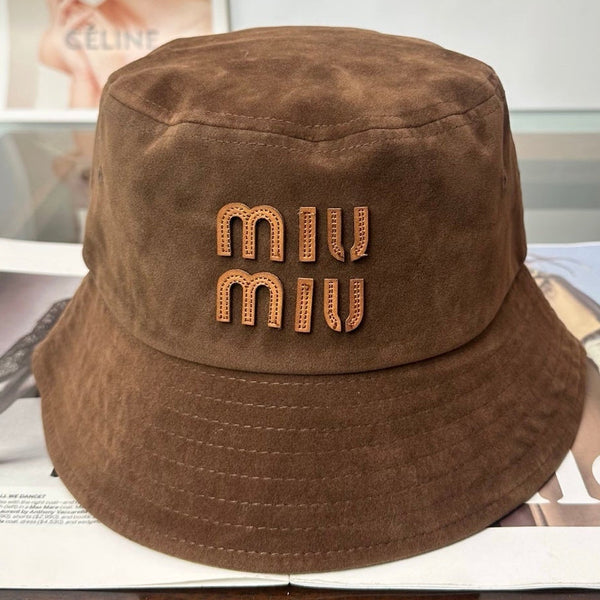 Miu Velvet Bucket Hat 497162