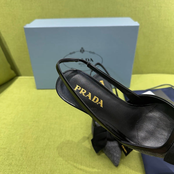 Prad 2026 Bow Detail Slingback 75mm Fabric 148635