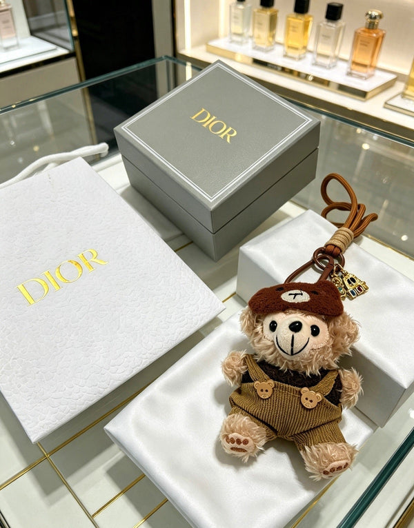 CD Wool Brown Bear Charm