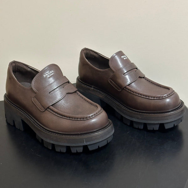 Prad 2026 Platform Loafers Cowhide 151269