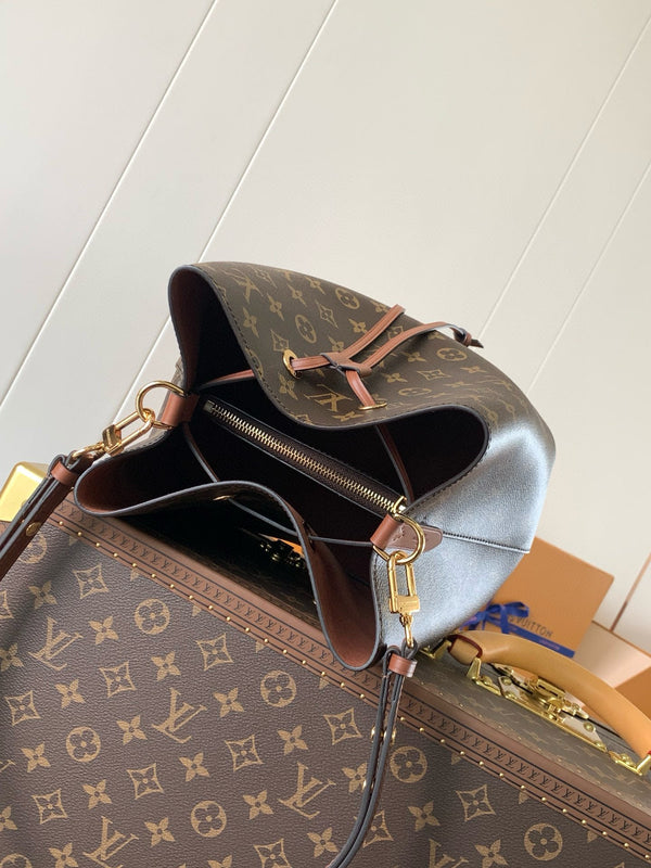 NeoNoe MM 26cm Brown Monogram Canvas