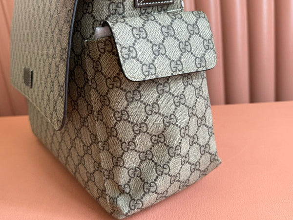 GC Large Changing Bag Beige Ebony Monogram Canvas