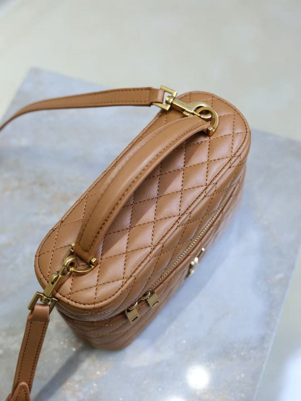 YSL Box Bag Caramel Lambskin