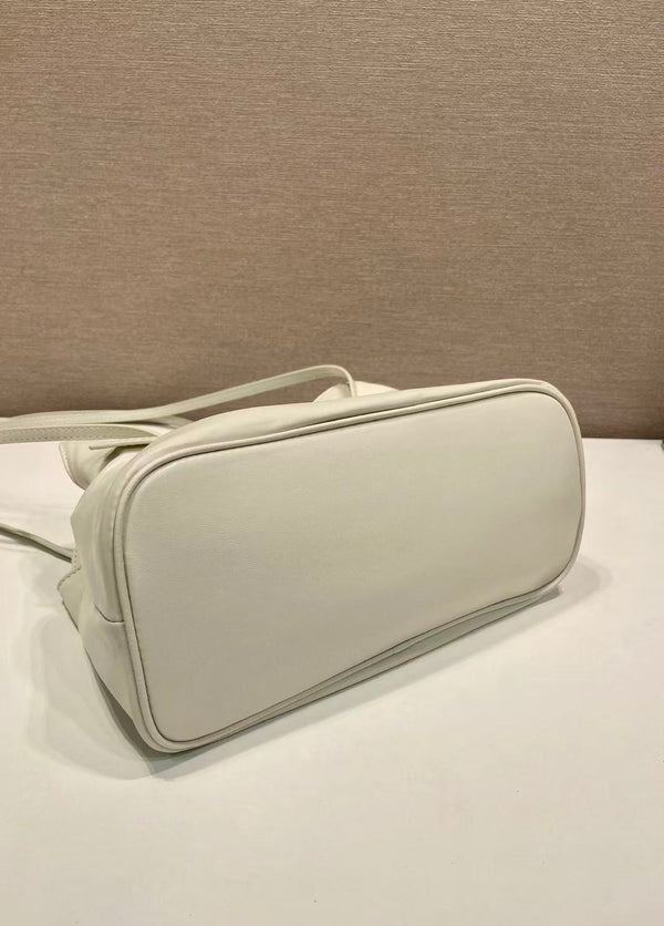 Prada Cloud Bag 25cm Ivory Sheepskin