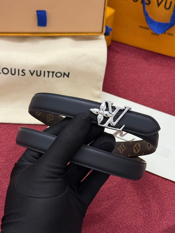 LV Bloom Reversible Belt 20mm Monogram Calfskin 215151