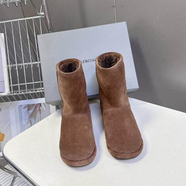 BLC Snow Boots High-Gloss Finish Shearling Lining 151395