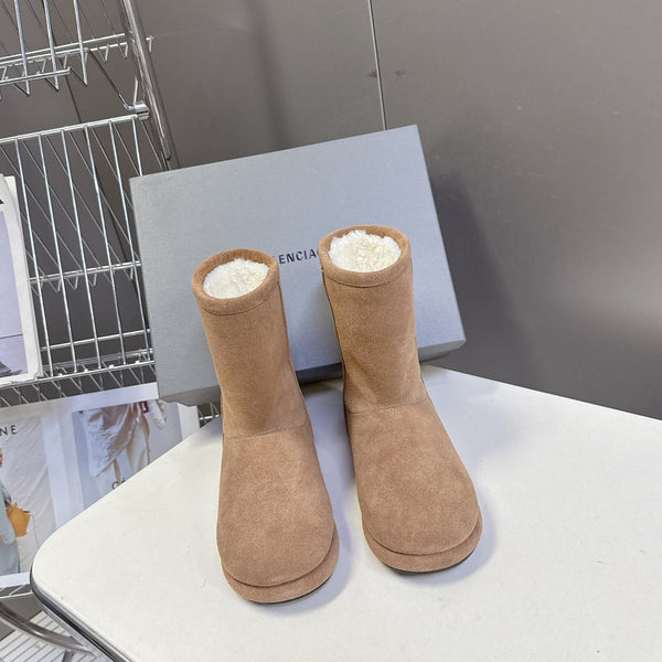 BLC Snow Boots High-Gloss Finish Shearling Lining 151395