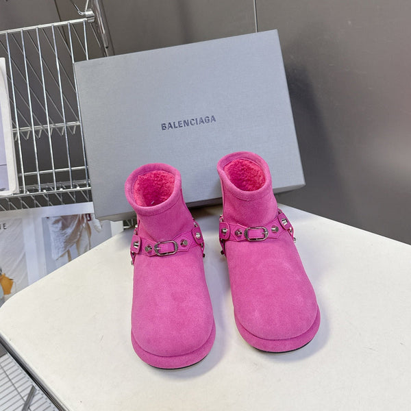 BLC Snow Boots Glossy Finish Shearling Lining 151391