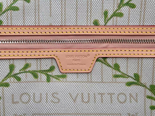 LV Neverfull MM Bag 31 Beige Pink in Canvas